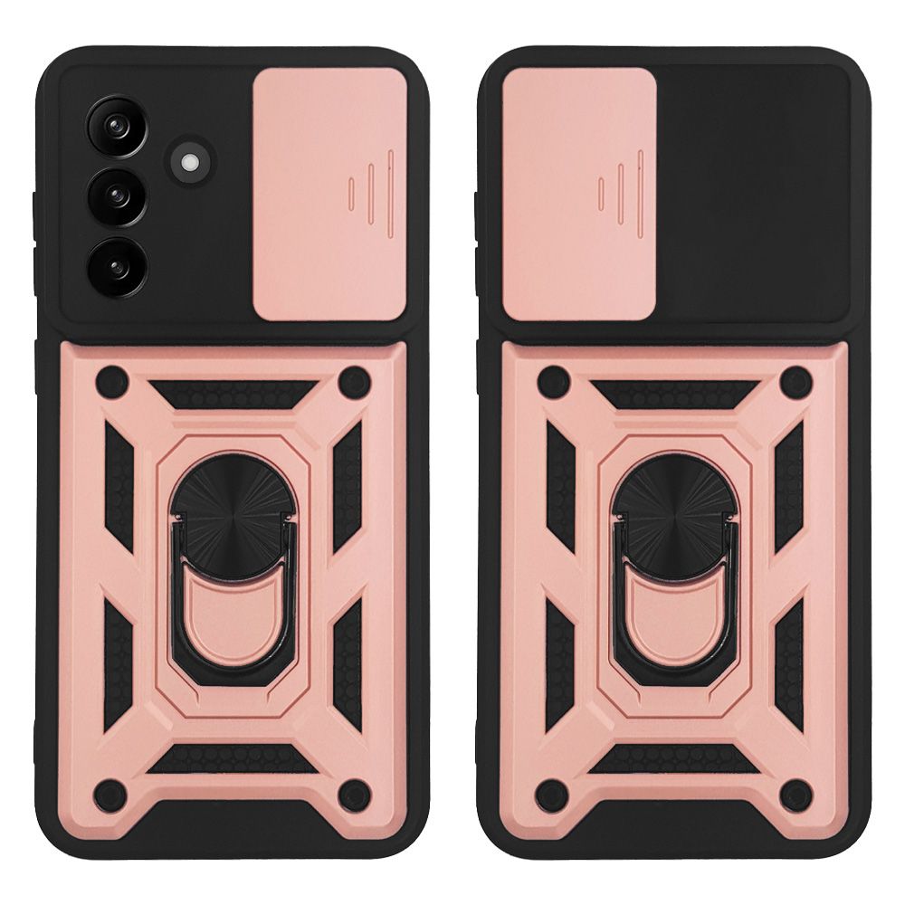 Θήκη Ring Armor CamPro Sonique για Samsung Galaxy A37 5G Ροζ Χρυσό