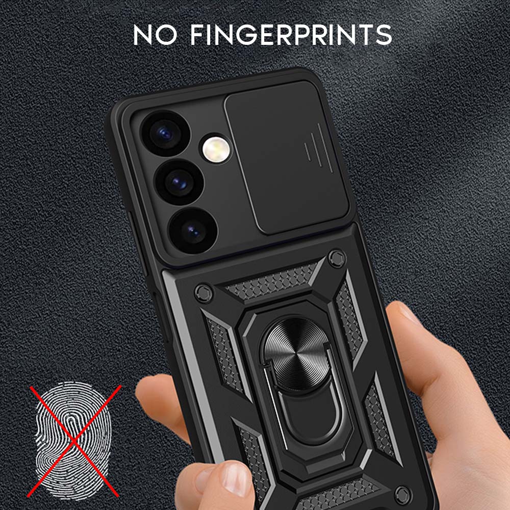 Θήκη Ring Armor CamPro Sonique για Xiaomi Redmi A5 4G (173.45mm) Ροζ Χρυσό
