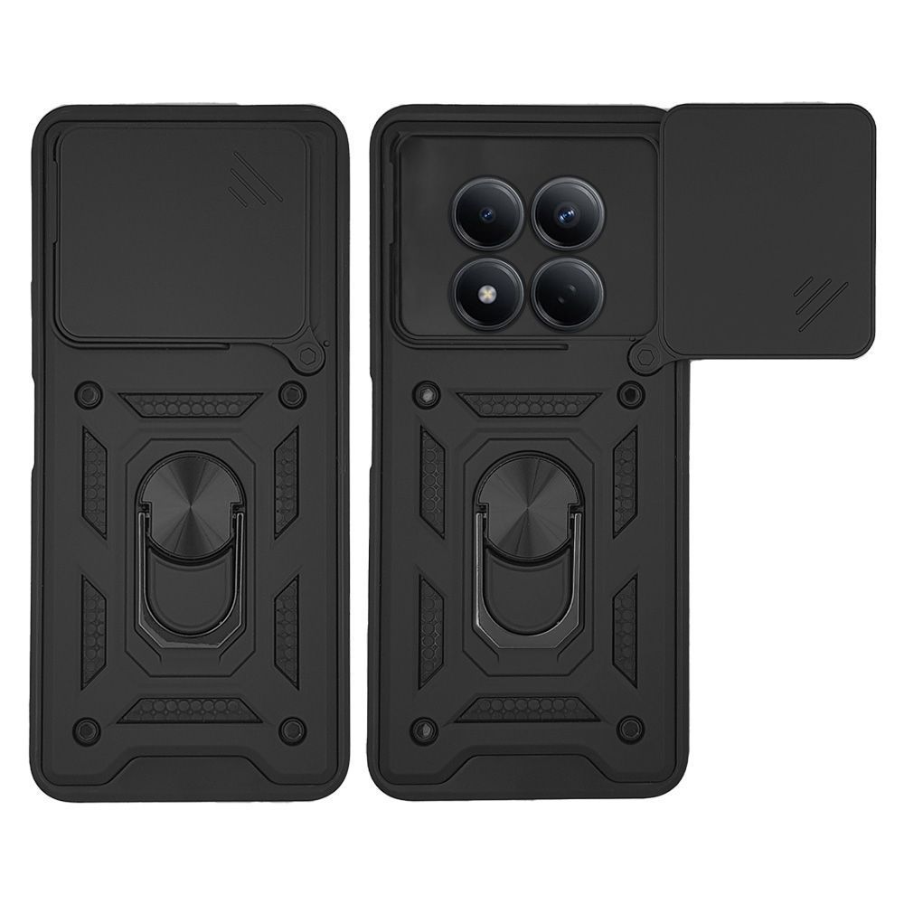 Θήκη Ring Armor CamPro Sonique για Xiaomi Redmi Note 15 Pro 4G Μαύρο