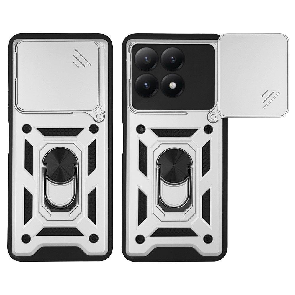 Θήκη Ring Armor CamPro Sonique για Xiaomi Xiaomi 15T 5G Ασημί