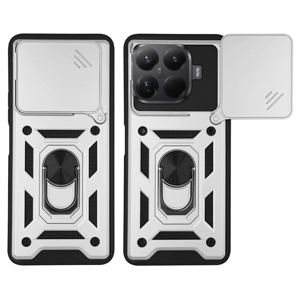 Θήκη Ring Armor CamPro Sonique για Xiaomi Xiaomi 15T Pro 5G Ασημί