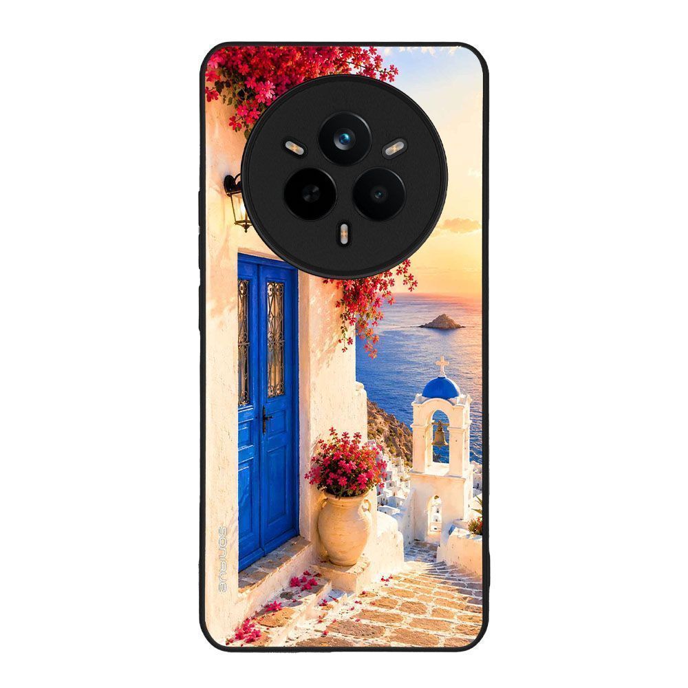 Θήκη Sonique Greek Island Muse Series για Realme 14 Pro 5G Ηλιοβασίλεμα Σαντορίνης