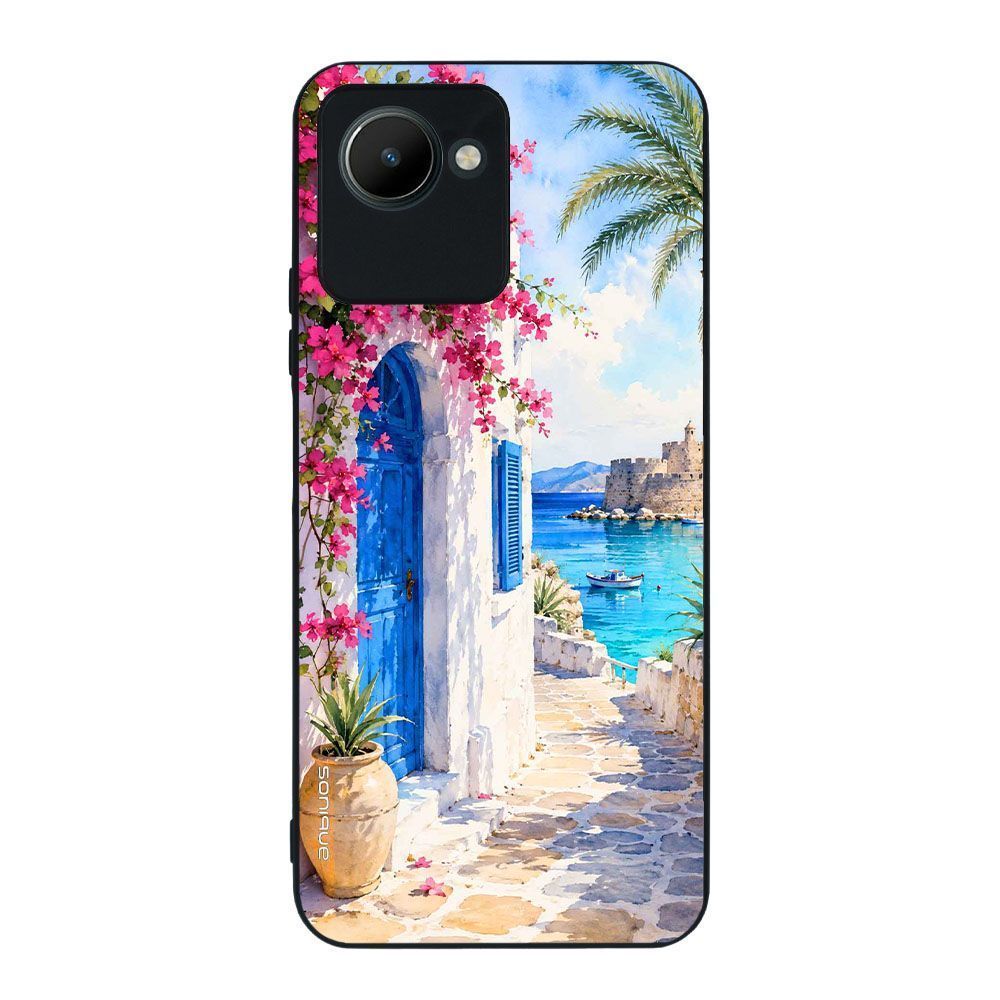 Θήκη Sonique Greek Island Muse Series για Realme C30 Σοκάκι Ρόδου