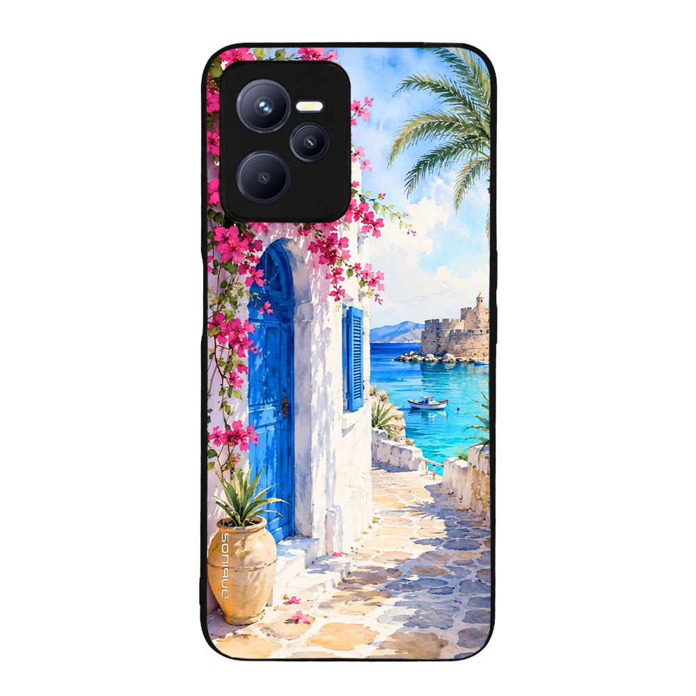 Θήκη Sonique Greek Island Muse Series για Realme C35 Σοκάκι Ρόδου