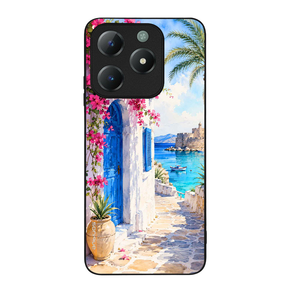 Θήκη Sonique Greek Island Muse Series για Realme C61 4G / Realme C63 4G / Realme Note 60X 4G Σοκάκι Ρόδου
