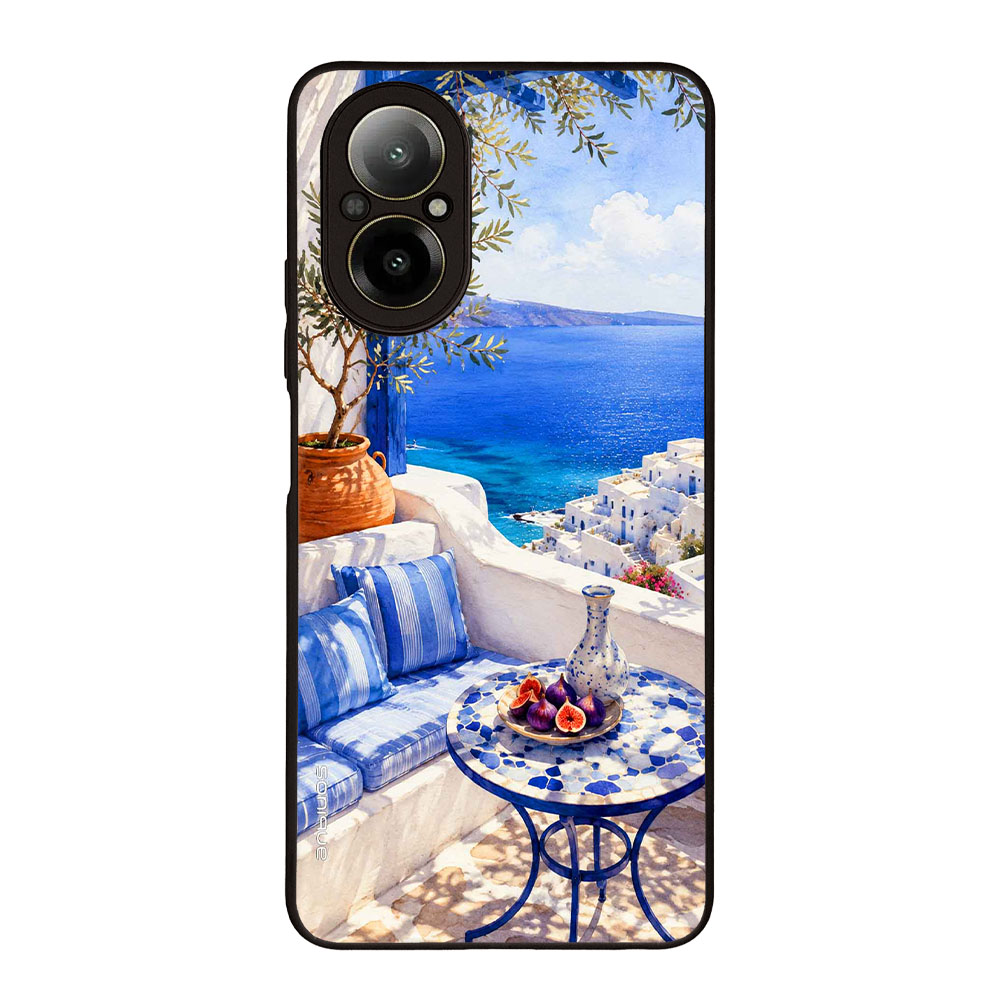 Θήκη Sonique Greek Island Muse Series για Realme C67 4G Θέα του Αιγαίου