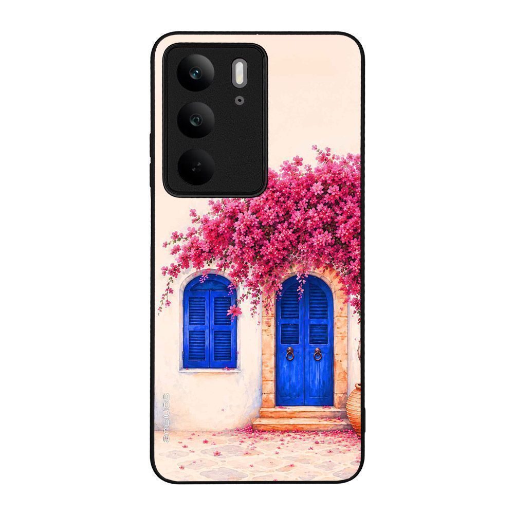 Θήκη Sonique Greek Island Muse Series για Realme C75 4G / Realme 14X 5G Ροζ Μπουκαμβίλια