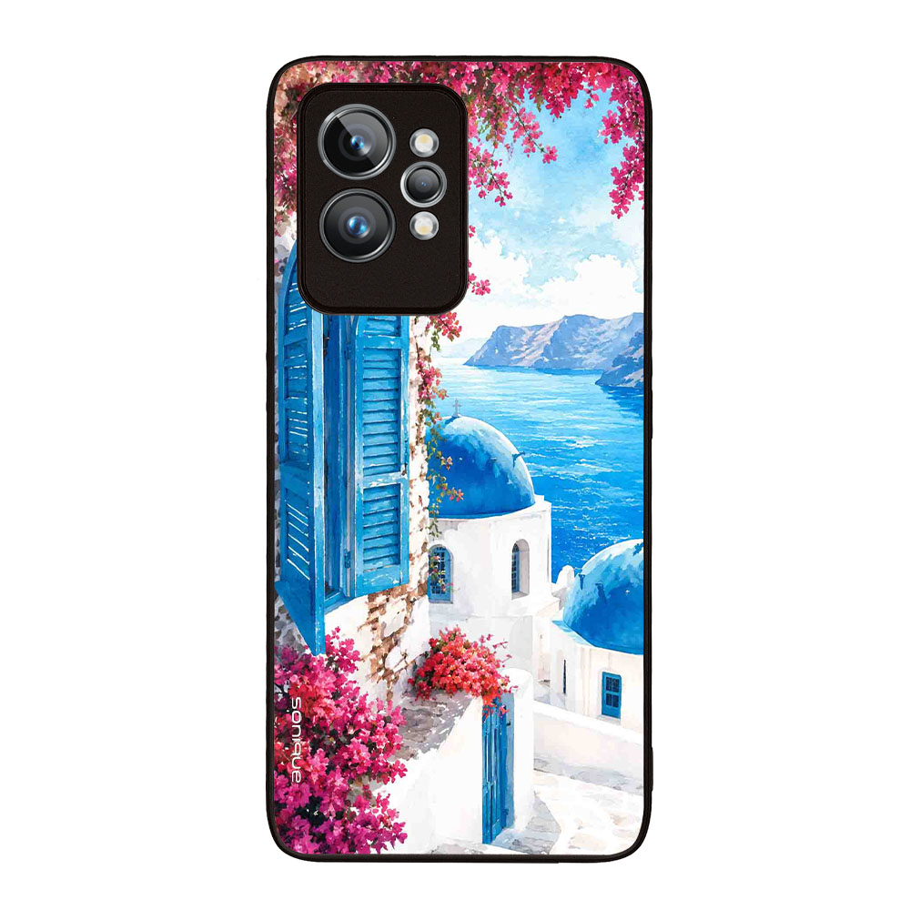 Θήκη Sonique Greek Island Muse Series για Realme GT 2 Pro Σαντορινό Γαλάζιο