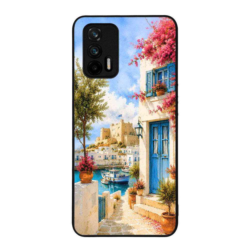 Θήκη Sonique Greek Island Muse Series για Realme GT 5G Ροδίτικο Λιμάνι