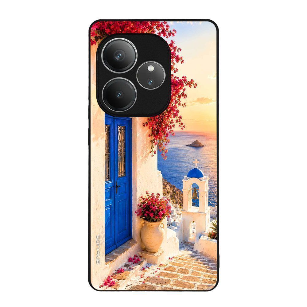 Θήκη Sonique Greek Island Muse Series για Realme GT 6 5G / Realme GT 6T 5G Ηλιοβασίλεμα Σαντορίνης