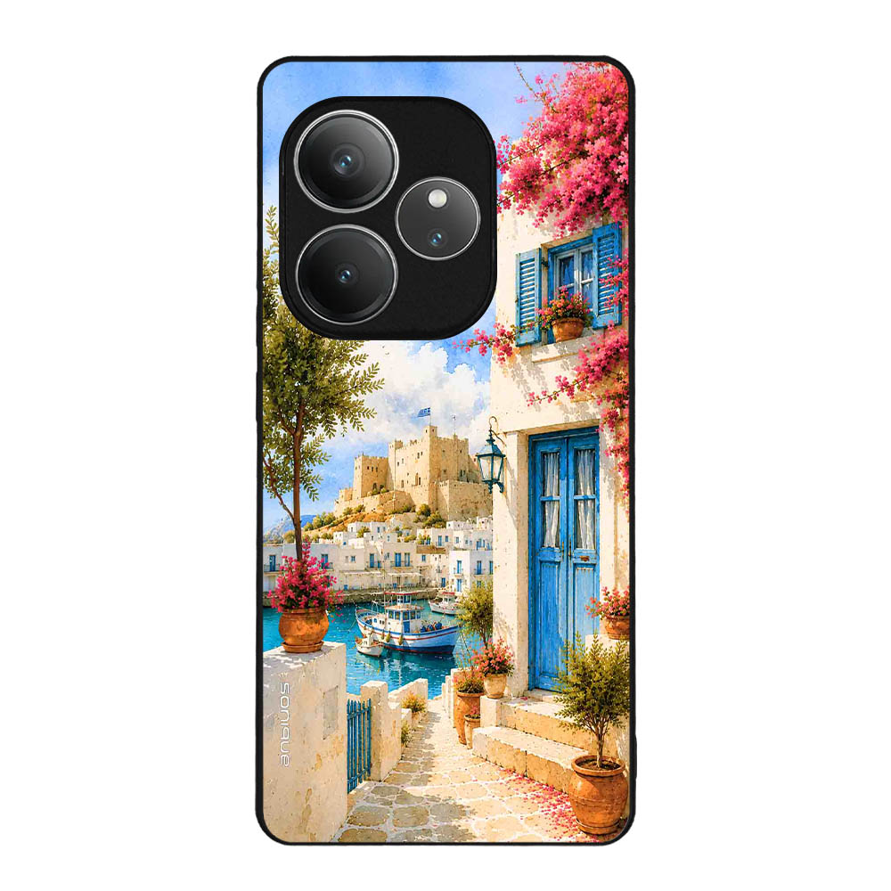 Θήκη Sonique Greek Island Muse Series για Realme GT 6 5G / Realme GT 6T 5G Ροδίτικο Λιμάνι