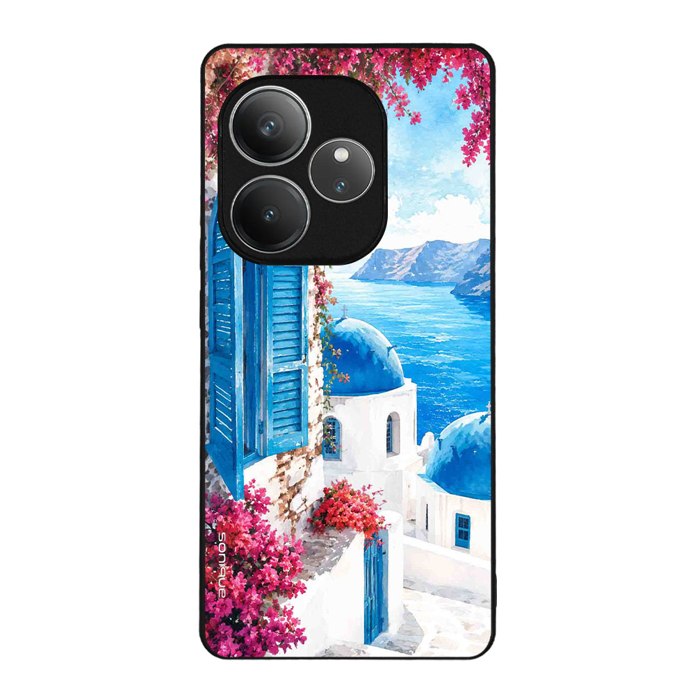 Θήκη Sonique Greek Island Muse Series για Realme GT 6 5G / Realme GT 6T 5G Σαντορινό Γαλάζιο