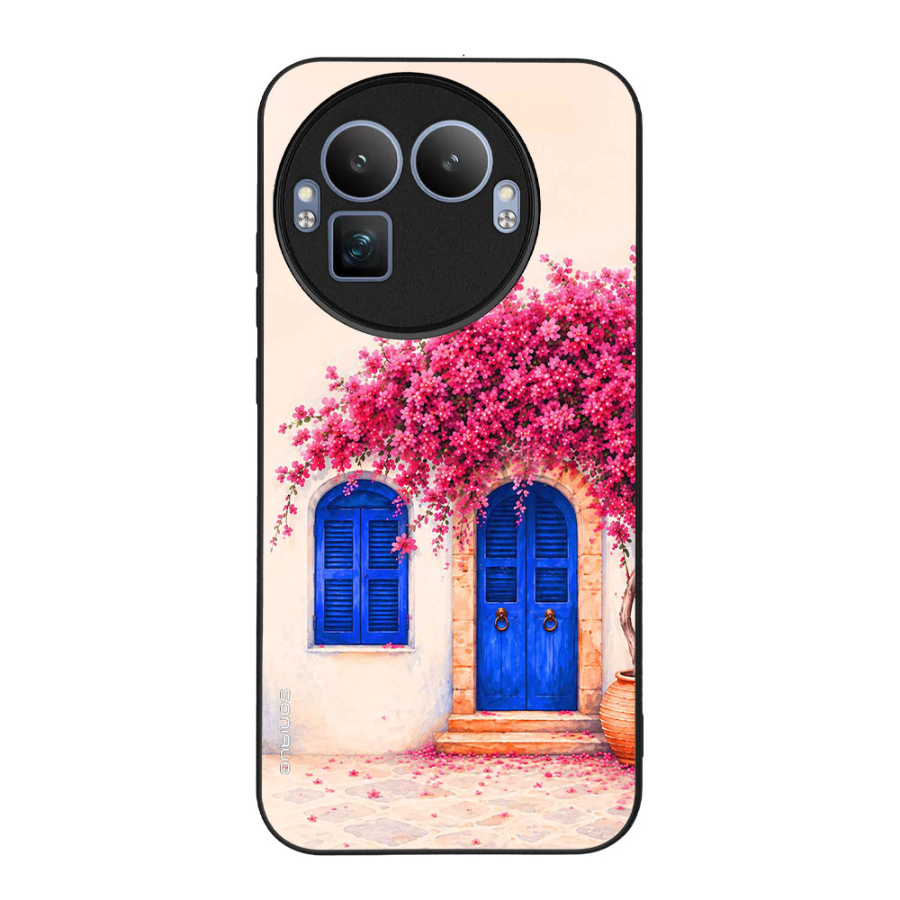 Θήκη Sonique Greek Island Muse Series για Realme GT 8 Pro 5G Ροζ Μπουκαμβίλια