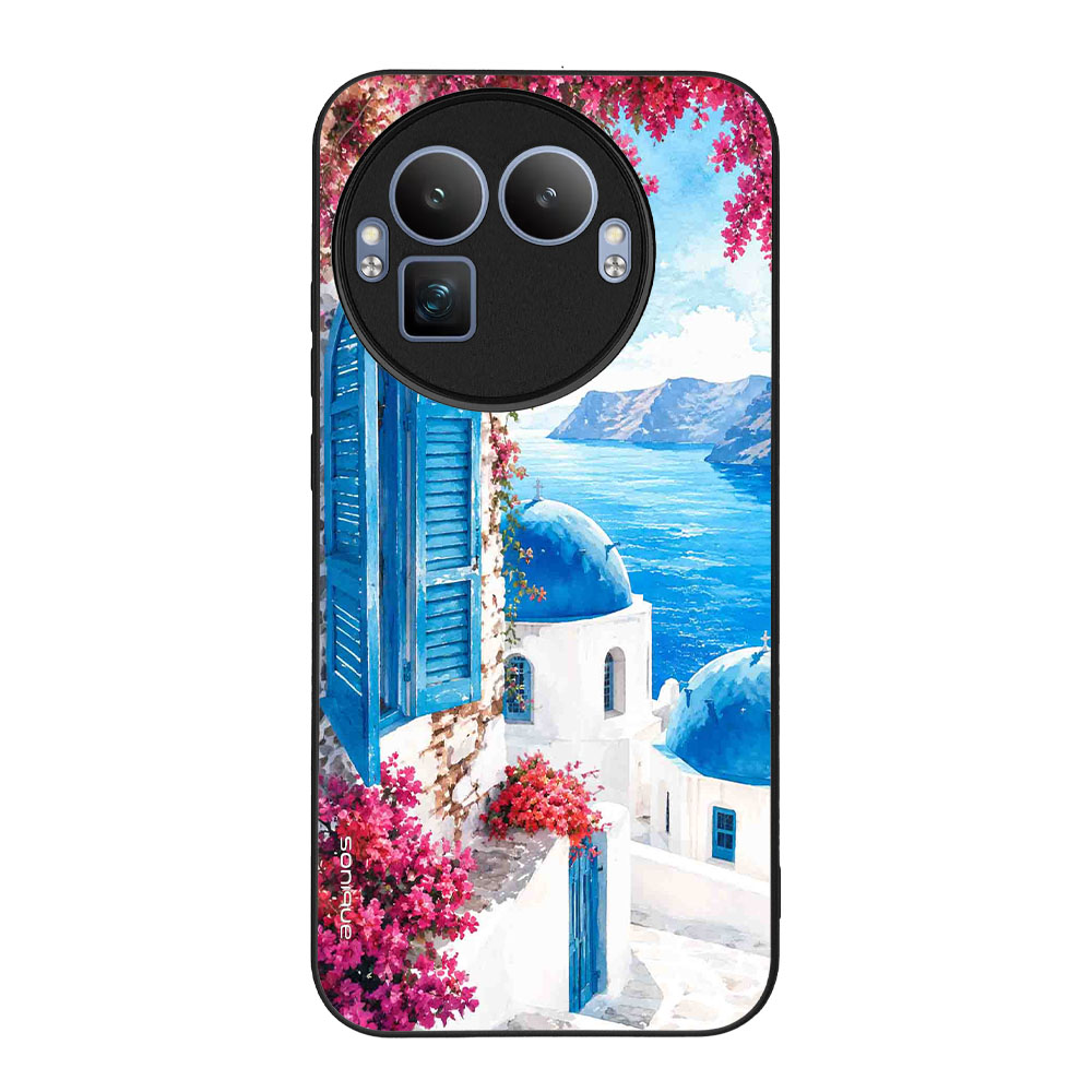 Θήκη Sonique Greek Island Muse Series για Realme GT 8 Pro 5G Σαντορινό Γαλάζιο