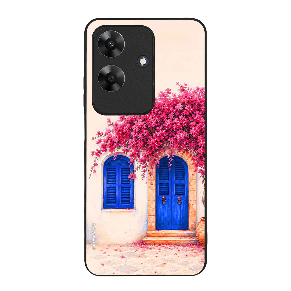Θήκη Sonique Greek Island Muse Series για Realme Note 60 4G Ροζ Μπουκαμβίλια