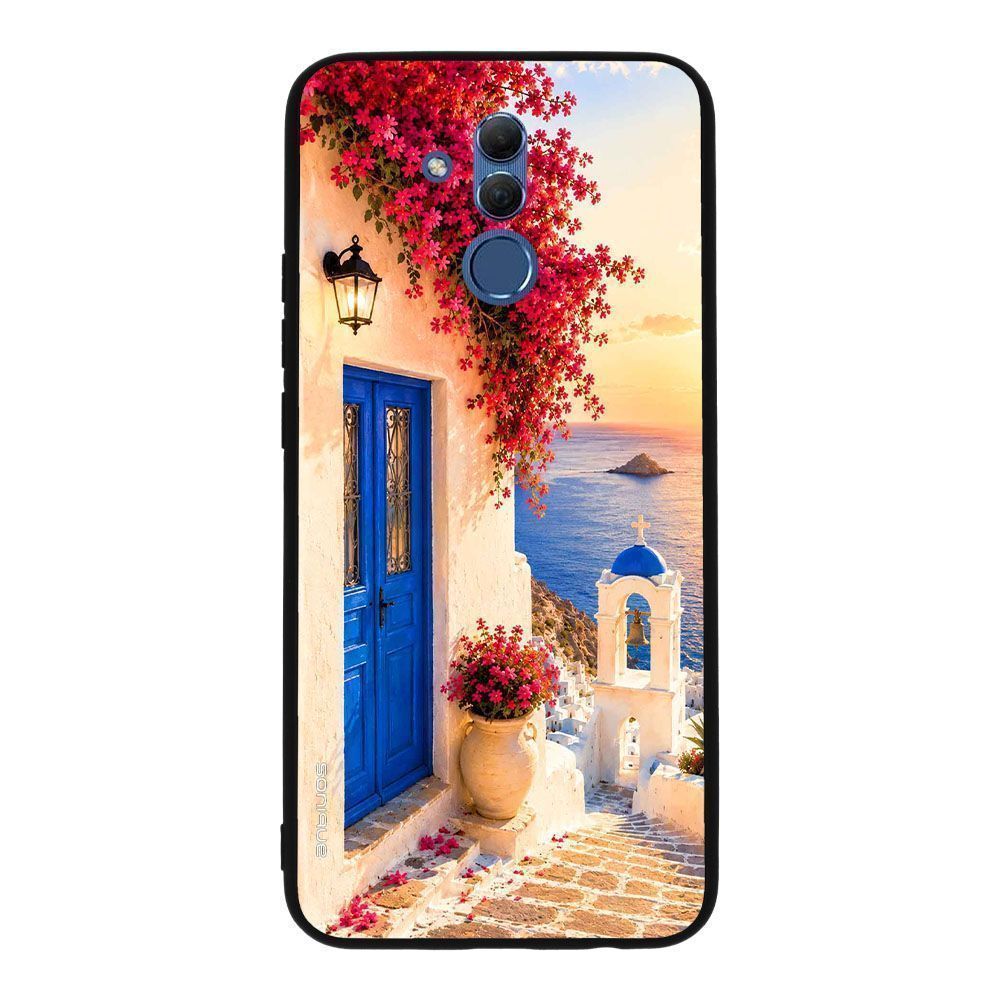 Θήκη Sonique Greek Island Muse Series για Huawei Mate 20 Lite Ηλιοβασίλεμα Σαντορίνης