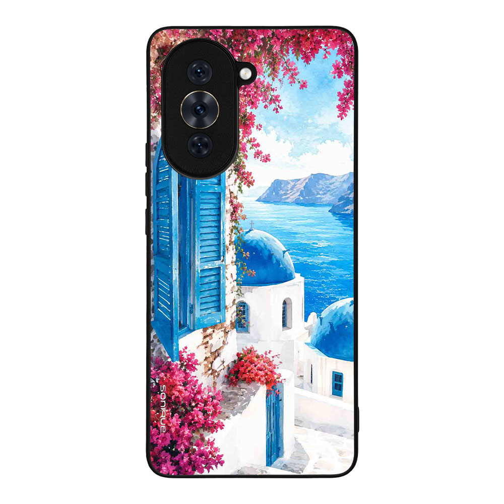 Θήκη Sonique Greek Island Muse Series για Huawei Nova 10 Pro Σαντορινό Γαλάζιο