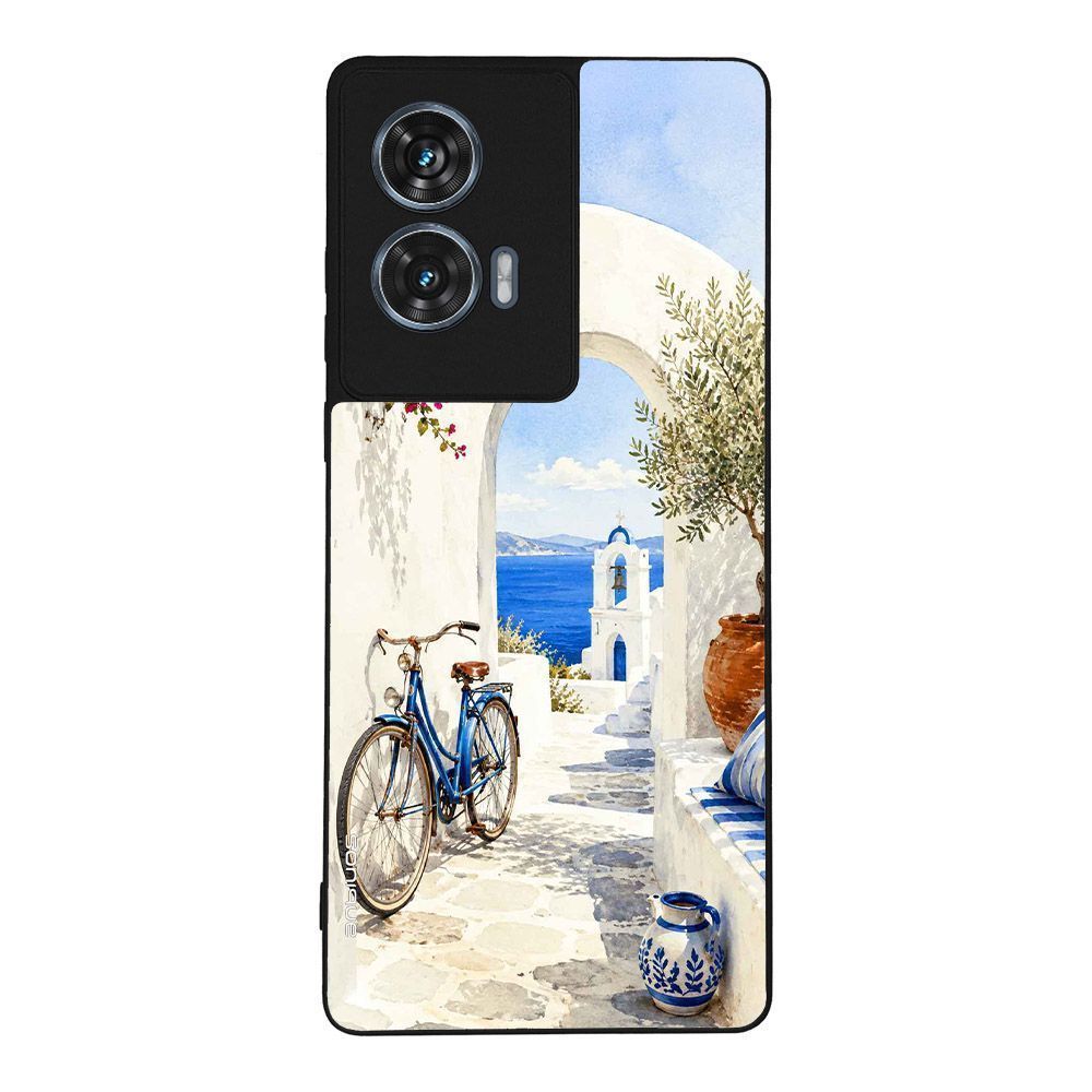 Θήκη Sonique Greek Island Muse Series για Motorola Edge 50 Fusion 5G Πέρασμα στο Αιγαίο