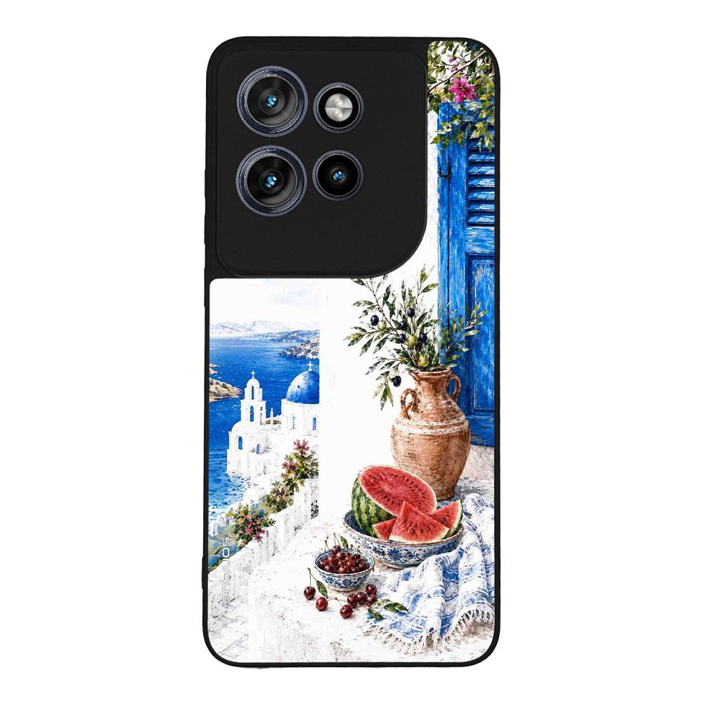 Θήκη Sonique Greek Island Muse Series για Motorola Edge 50 Neo 5G / Edge 60 Neo 5G Νησιώτικη Δροσιά