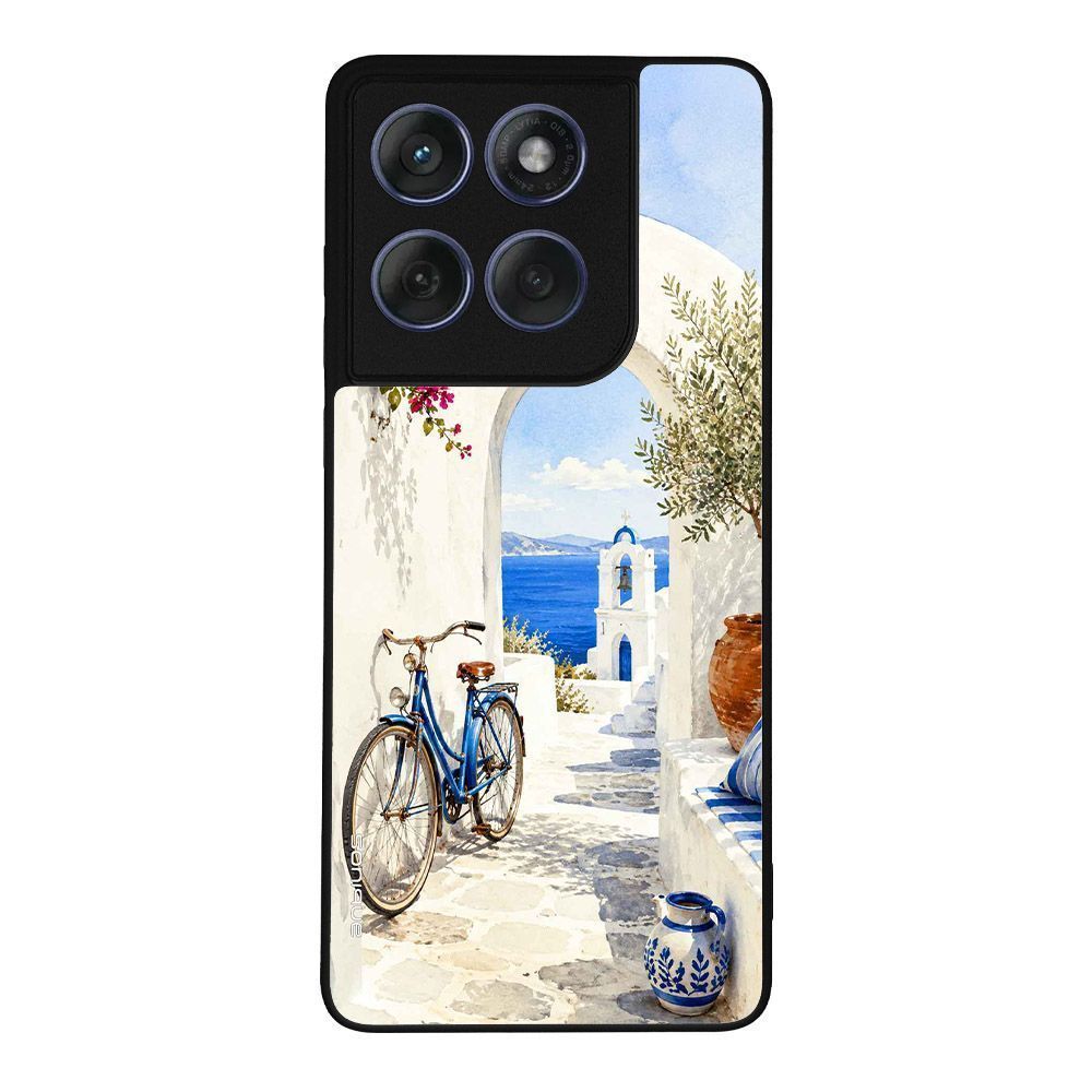 Θήκη Sonique Greek Island Muse Series για Motorola Edge 60 Fusion 5G Πέρασμα στο Αιγαίο