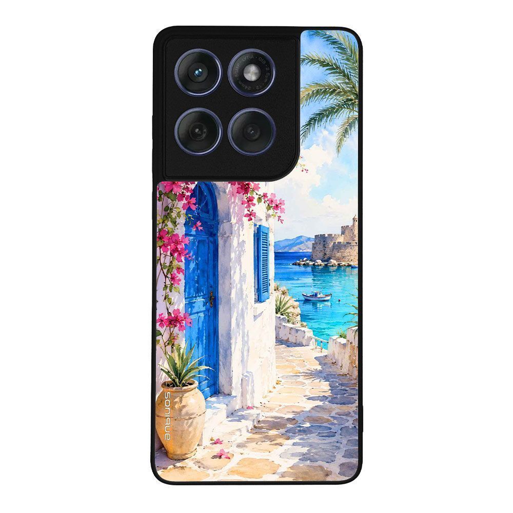 Θήκη Sonique Greek Island Muse Series για Motorola Edge 60 Fusion 5G Σοκάκι Ρόδου