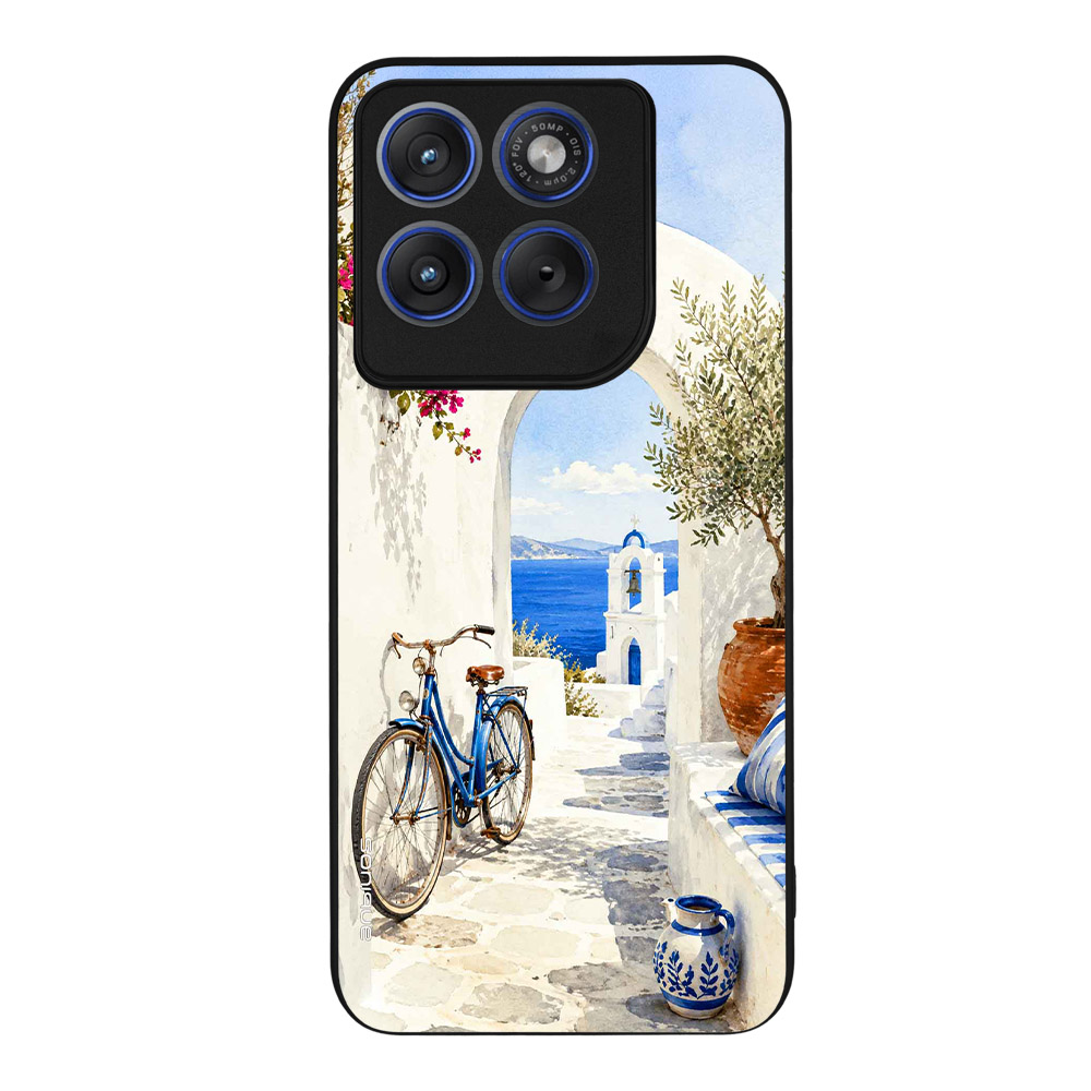 Θήκη Sonique Greek Island Muse Series για Motorola Edge 70 Fusion 5G Πέρασμα στο Αιγαίο