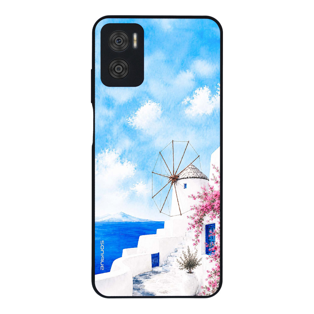 Θήκη Sonique Greek Island Muse Series για Motorola Moto E22 4G Άνεμος Μυκόνου