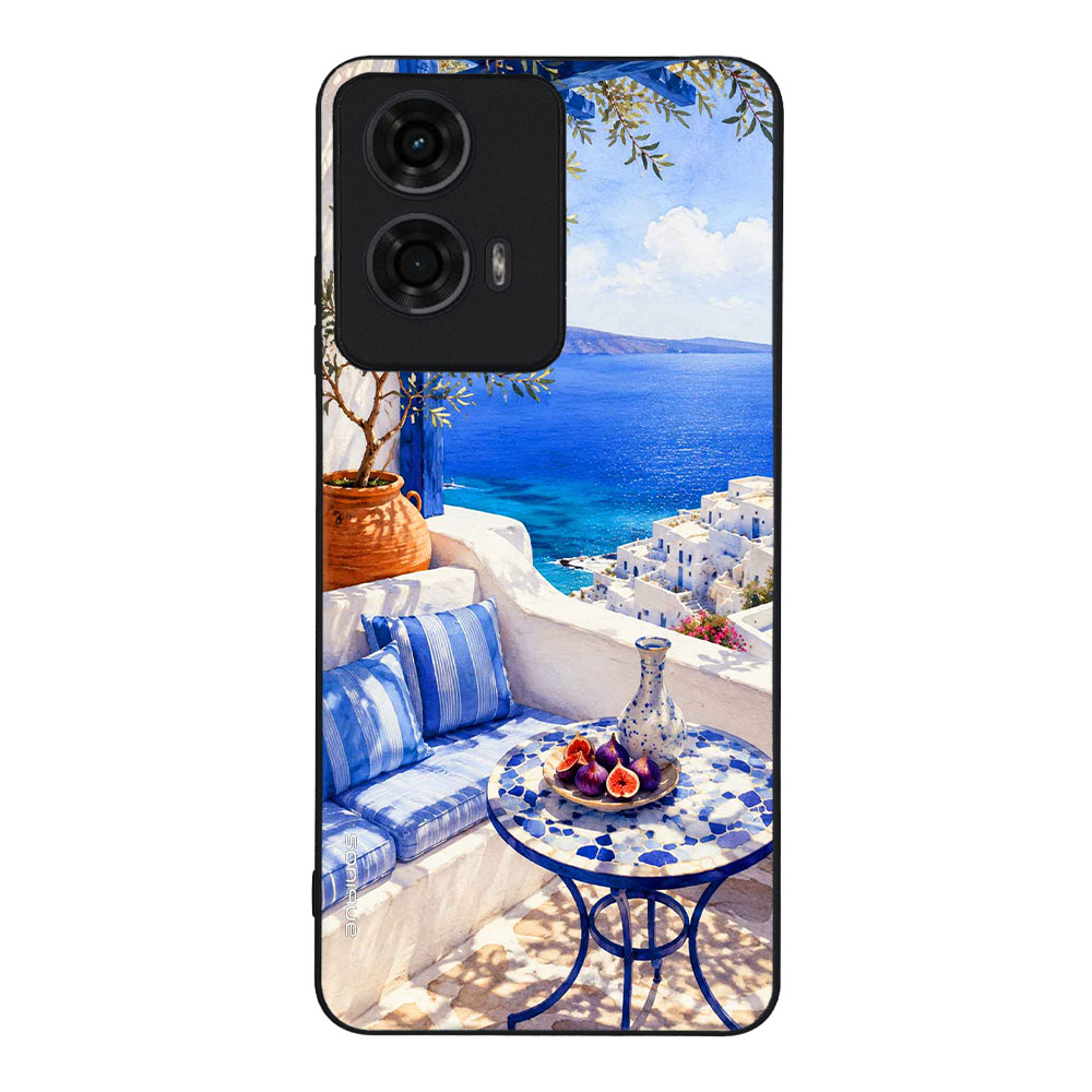 Θήκη Sonique Greek Island Muse Series για Motorola Moto G04 4G / Moto G04s 4G / Moto G24 4G / Moto G24 4G Power / Moto E14 4G Θέα του Αιγαίου