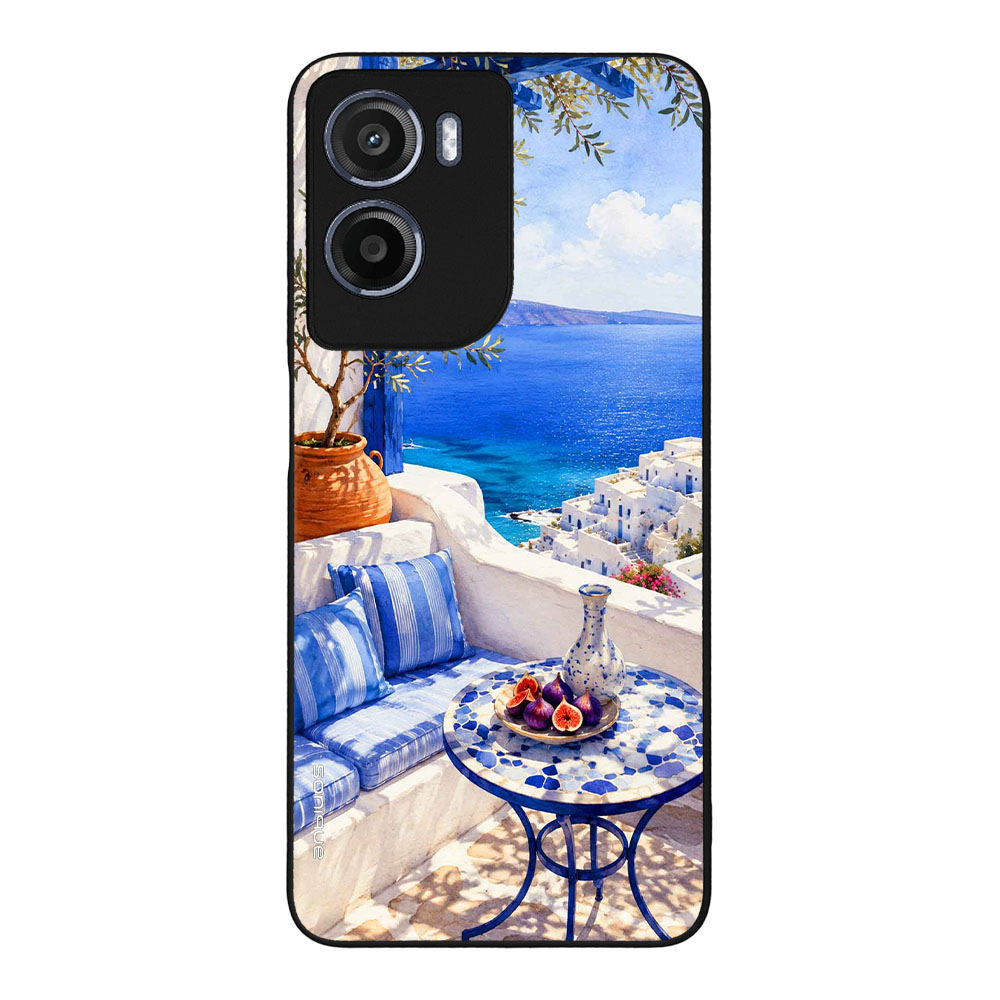 Θήκη Sonique Greek Island Muse Series για Motorola Moto G05 4G / Moto E15 4G Θέα του Αιγαίου