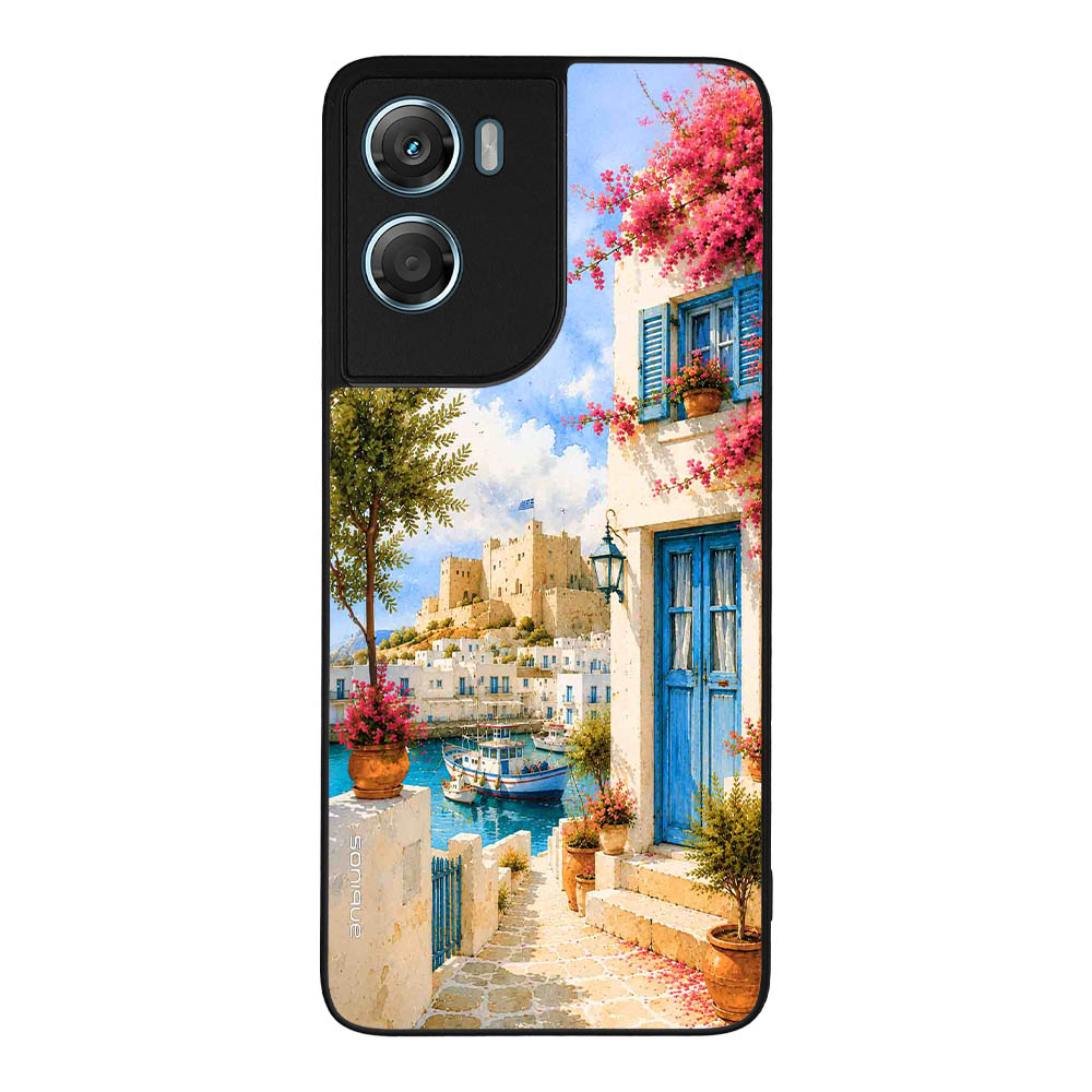 Θήκη Sonique Greek Island Muse Series για Motorola Moto G06 4G / Moto G06 Power 4G Ροδίτικο Λιμάνι
