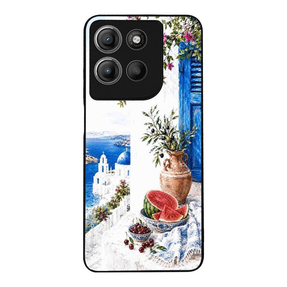 Θήκη Sonique Greek Island Muse Series για Motorola Moto G15 4G / Moto G15 Power / Moto G17 5G / Moto G17 Power 5G Νησιώτικη Δροσιά