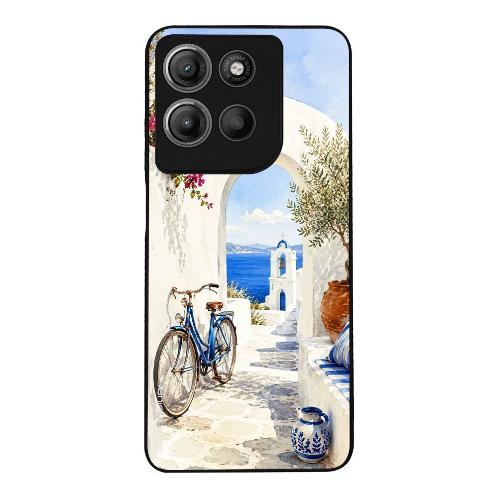 Θήκη Sonique Greek Island Muse Series για Motorola Moto G15 4G / Moto G15 Power / Moto G17 5G / Moto G17 Power 5G Πέρασμα στο Αιγαίο