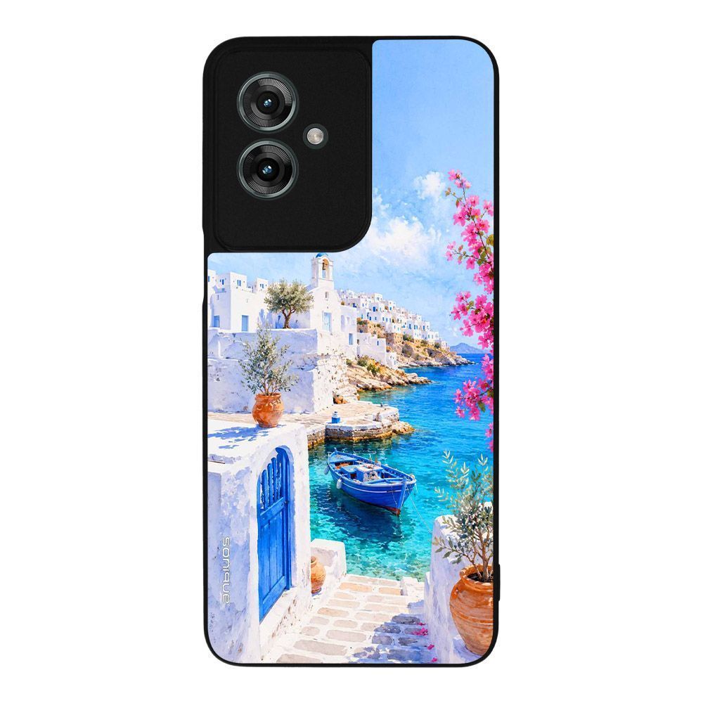 Θήκη Sonique Greek Island Muse Series για Motorola Moto G55 5G Αγκυροβόλι