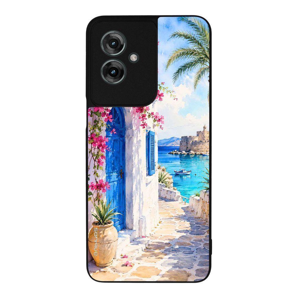 Θήκη Sonique Greek Island Muse Series για Motorola Moto G55 5G Σοκάκι Ρόδου