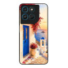 Θήκη Sonique Greek Island Muse Series για Motorola Moto G57 Power 5G / Moto G67 Power 5G Ηλιοβασίλεμα Σαντορίνης