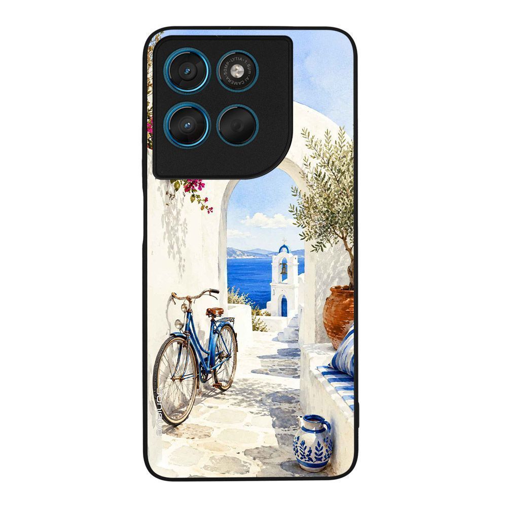 Θήκη Sonique Greek Island Muse Series για Motorola Moto G57 Power 5G / Moto G67 Power 5G Πέρασμα στο Αιγαίο