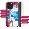 Θήκη Sonique Greek Island Muse Series για Motorola Moto G75 5G Σαντορινό Γαλάζιο