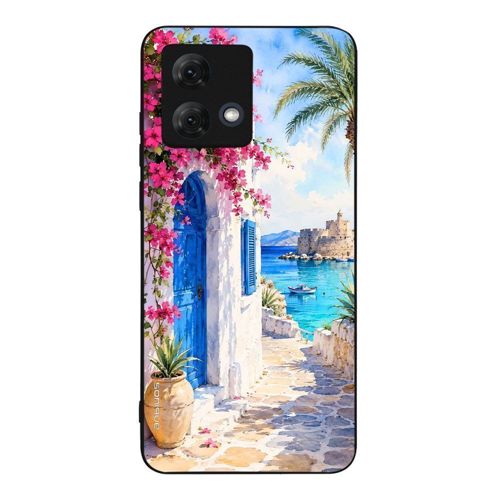 Θήκη Sonique Greek Island Muse Series για Motorola Moto G84 5G Σοκάκι Ρόδου