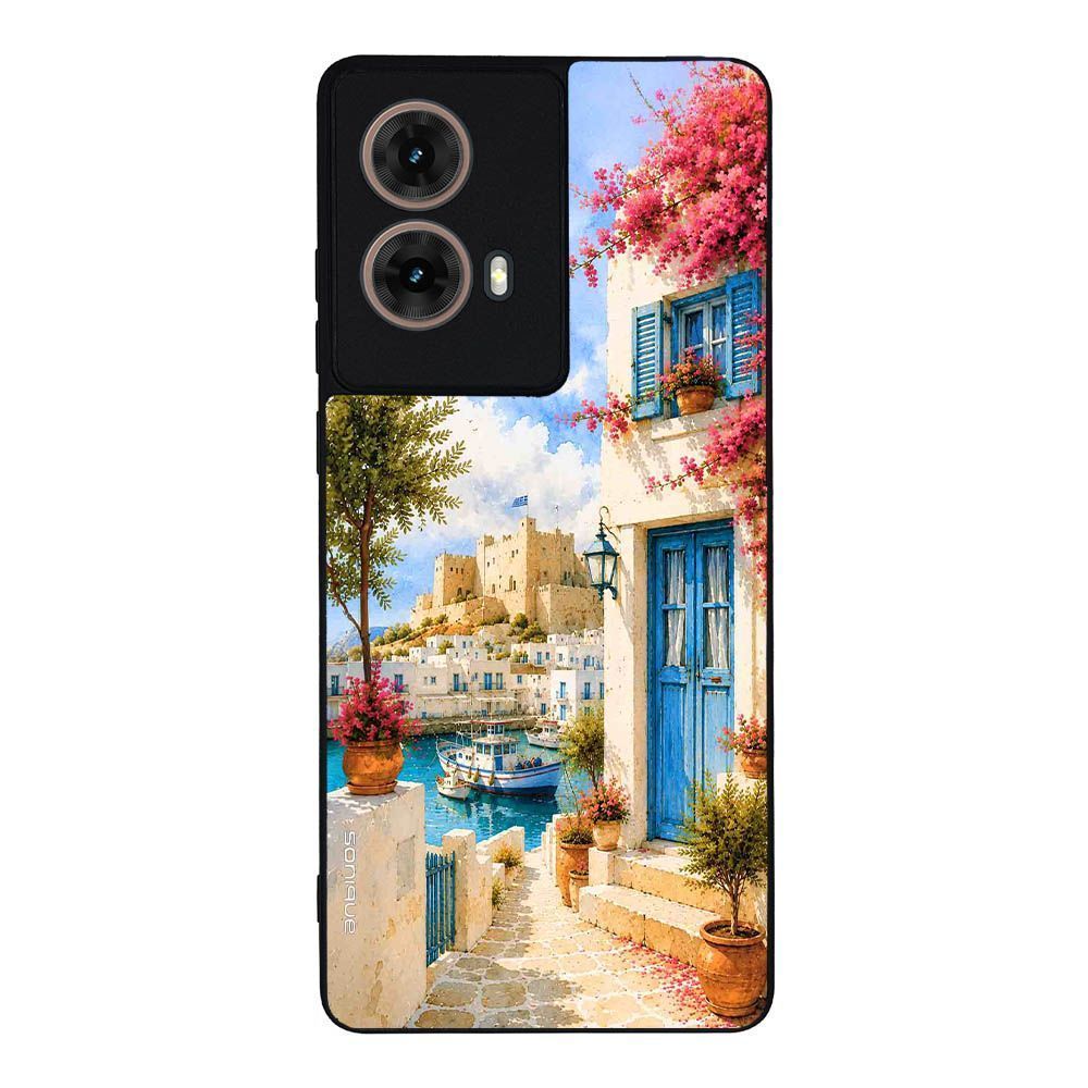 Θήκη Sonique Greek Island Muse Series για Motorola Moto G85 5G Ροδίτικο Λιμάνι