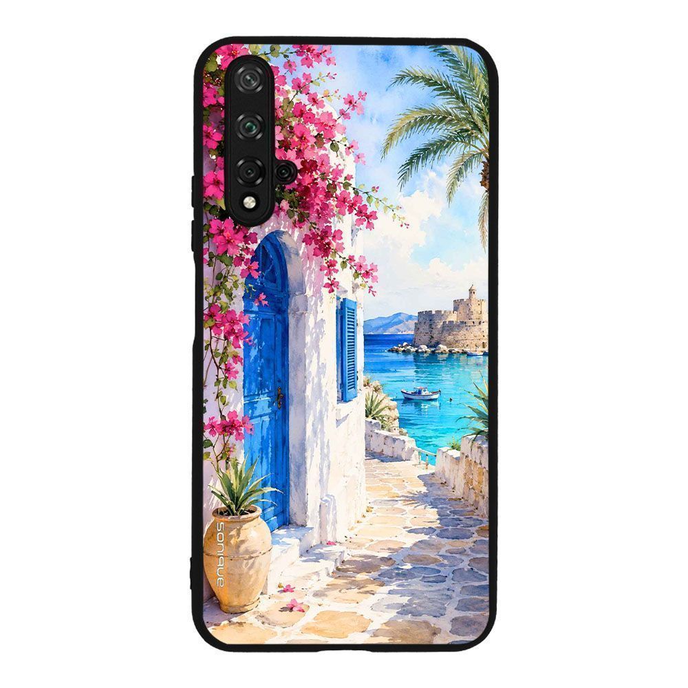 Θήκη Sonique Greek Island Muse Series για Honor 20 / Nova 5T Σοκάκι Ρόδου