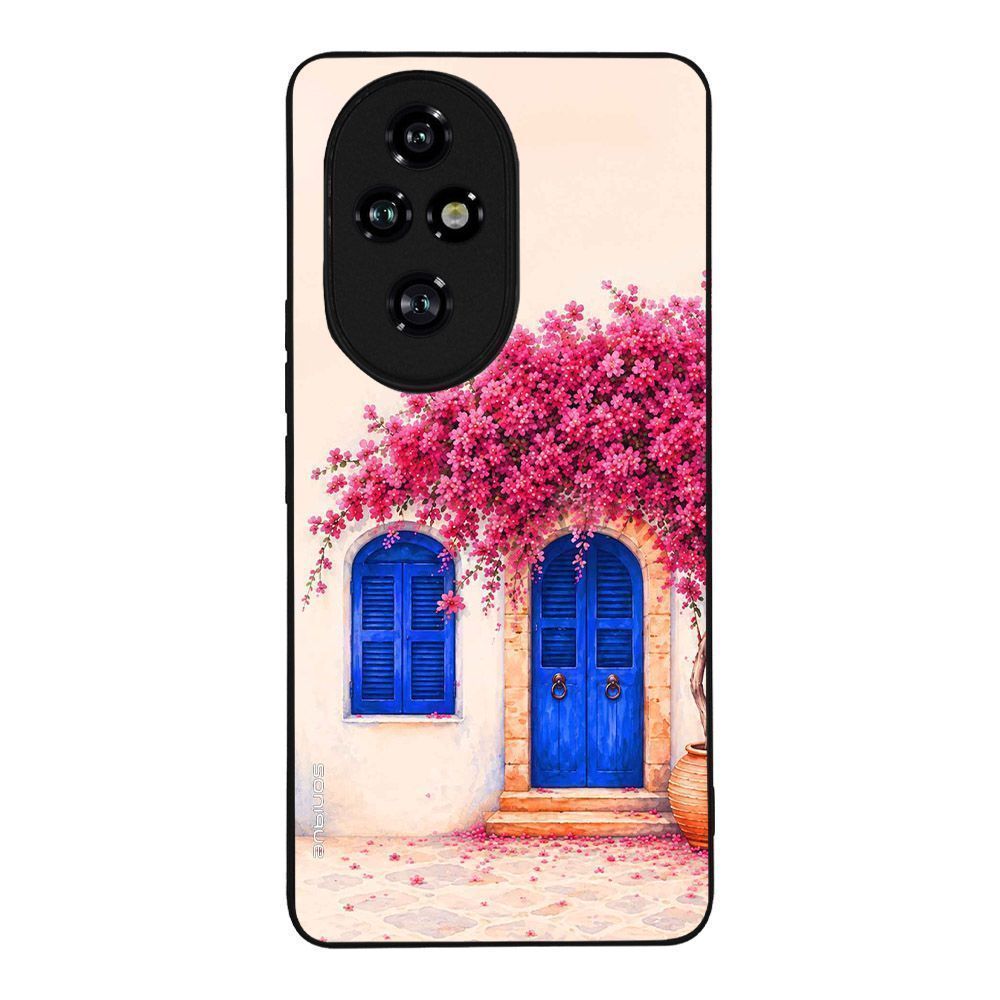 Θήκη Sonique Greek Island Muse Series για Honor 200 Pro 5G Ροζ Μπουκαμβίλια