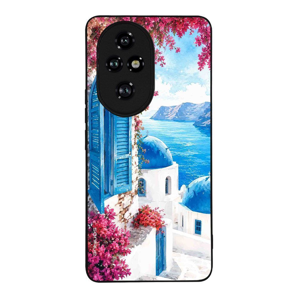 Θήκη Sonique Greek Island Muse Series για Honor 200 Pro 5G Σαντορινό Γαλάζιο
