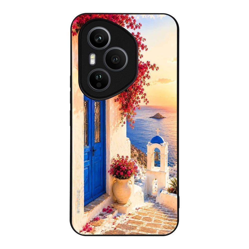 Θήκη Sonique Greek Island Muse Series για Honor 400 Pro 5G Ηλιοβασίλεμα Σαντορίνης