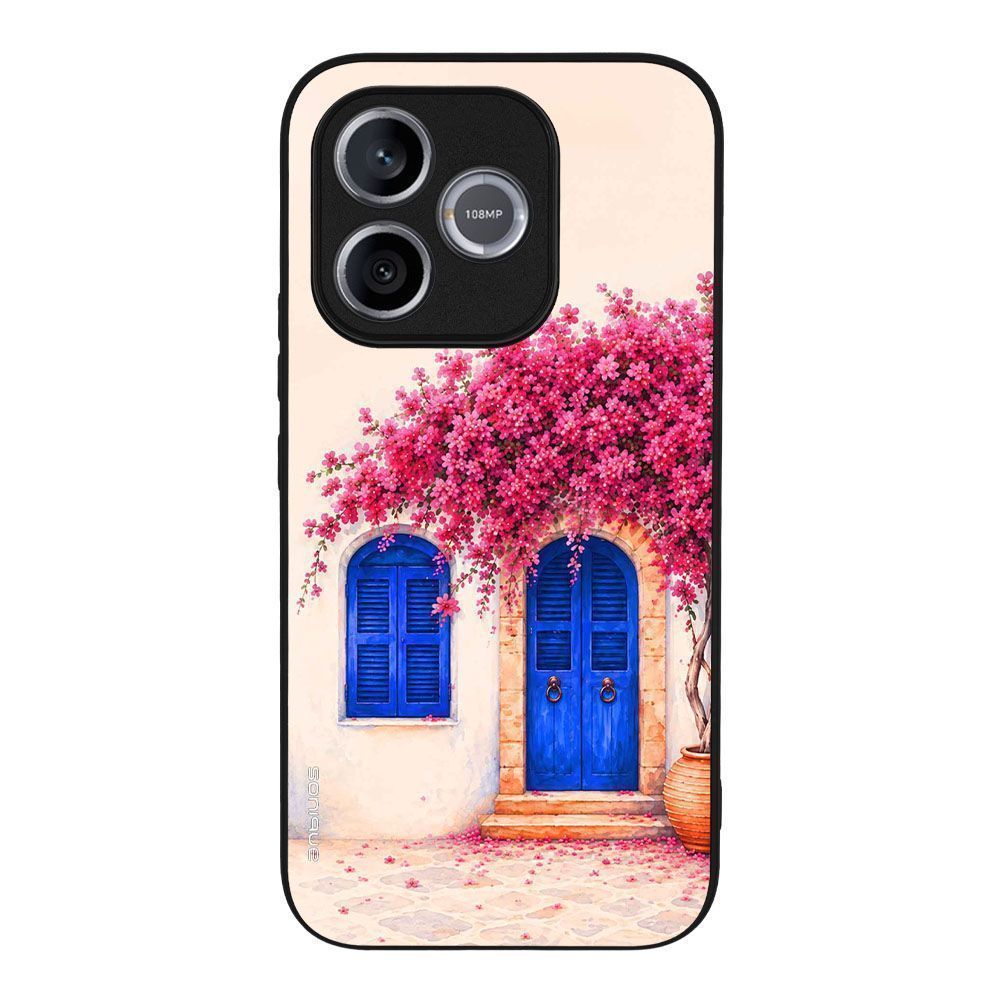 Θήκη Sonique Greek Island Muse Series για Honor 600 Lite 5G Ροζ Μπουκαμβίλια
