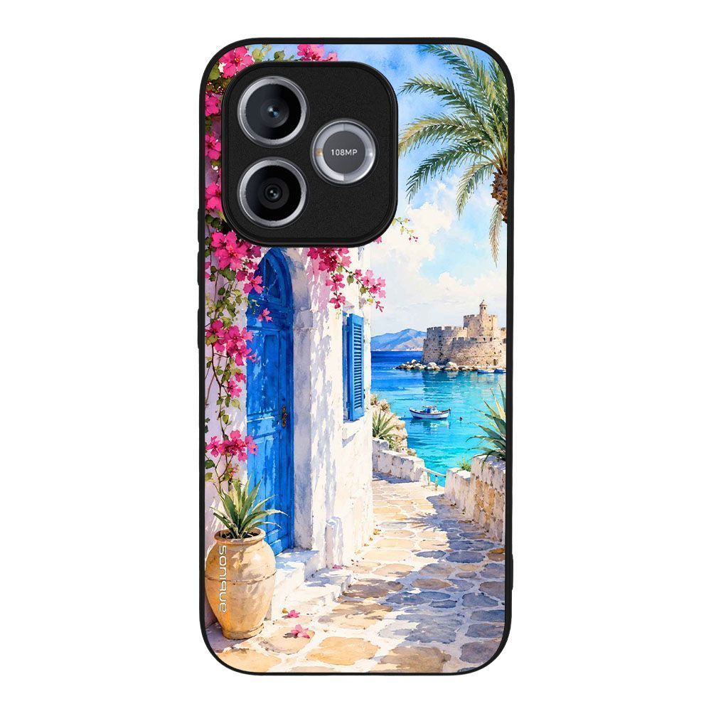 Θήκη Sonique Greek Island Muse Series για Honor 600 Lite 5G Σοκάκι Ρόδου