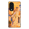 Θήκη Sonique Greek Island Muse Series για Honor 70 5G Ηλιοβασίλεμα στην Οία