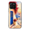 Θήκη Sonique Greek Island Muse Series για Honor 70 Lite 5G Ηλιοβασίλεμα Σαντορίνης