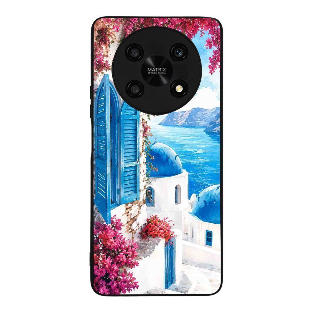 Θήκη Sonique Greek Island Muse Series για Honor Magic4 Lite 5G Σαντορινό Γαλάζιο