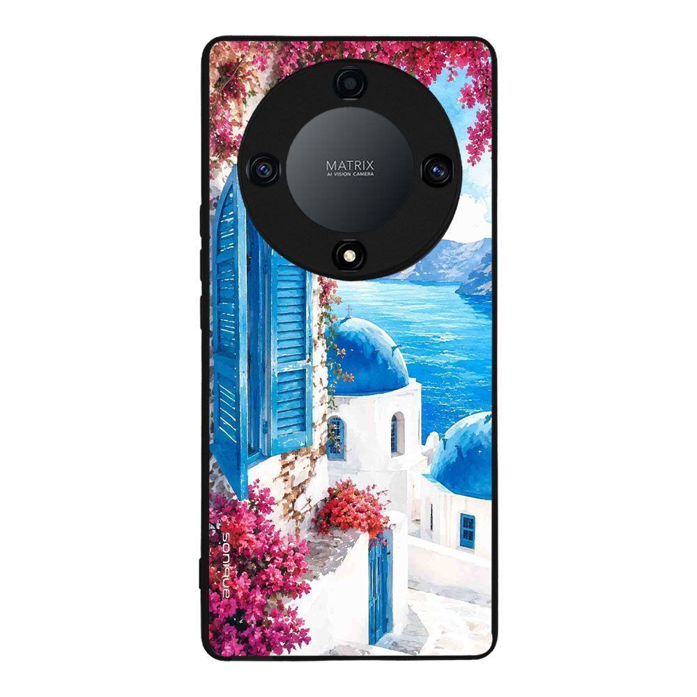 Θήκη Sonique Greek Island Muse Series για Honor Magic5 Lite 5G Σαντορινό Γαλάζιο