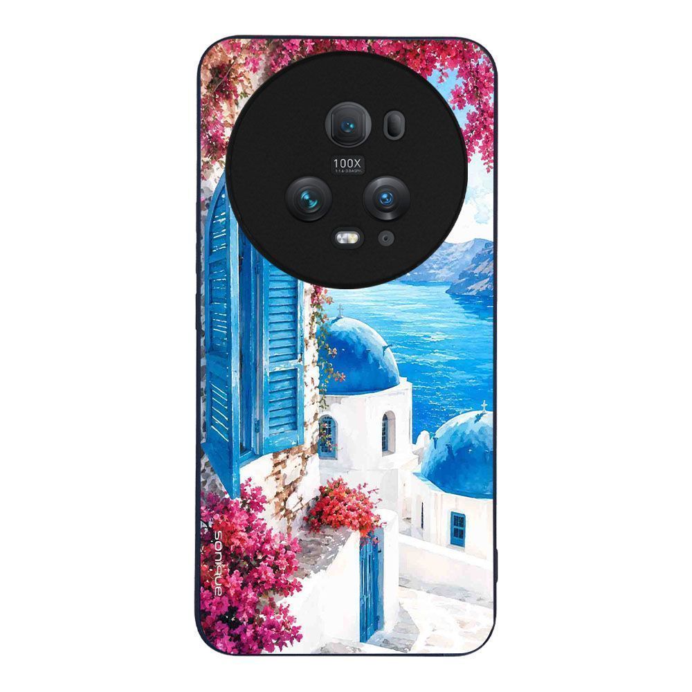 Θήκη Sonique Greek Island Muse Series για Honor Magic5 Pro 5G Σαντορινό Γαλάζιο